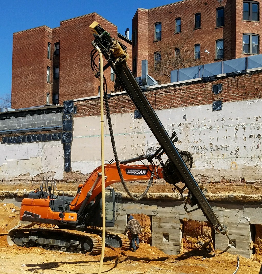 Tieback Rig Tiebacks & Anchors Applications - REV Drill